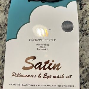 Pillowcase and eye mask